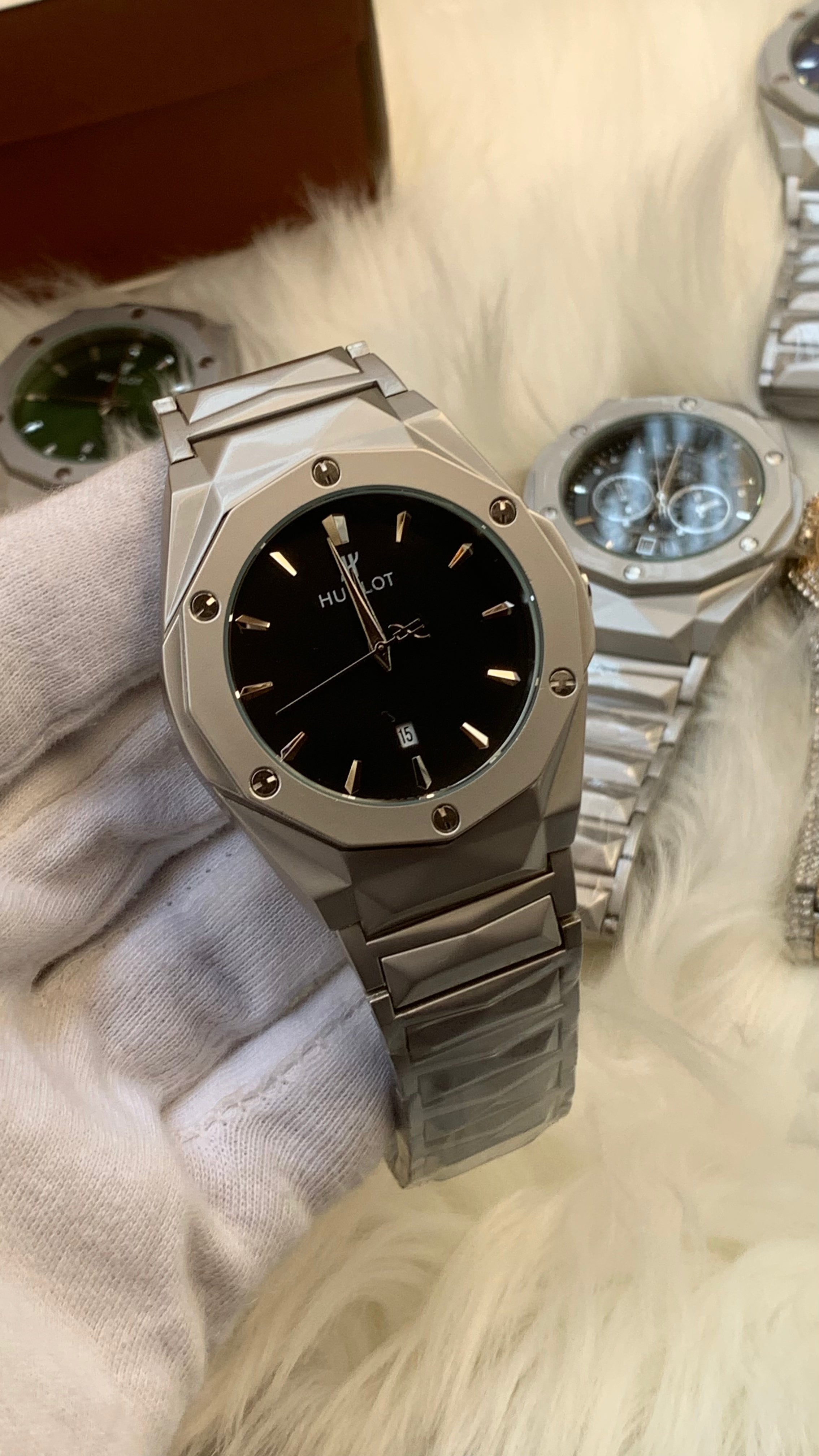 Hublot Diamond cut Men's watch