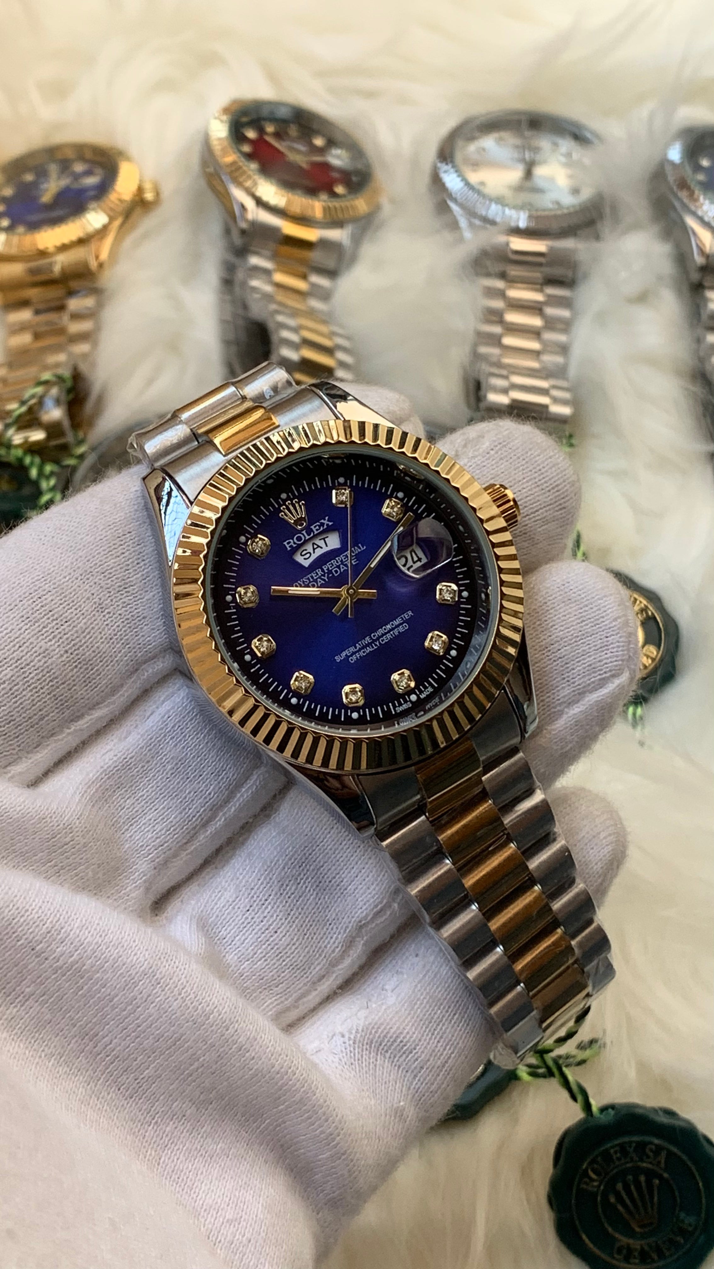 Rlx Day Date Watch |Quartz