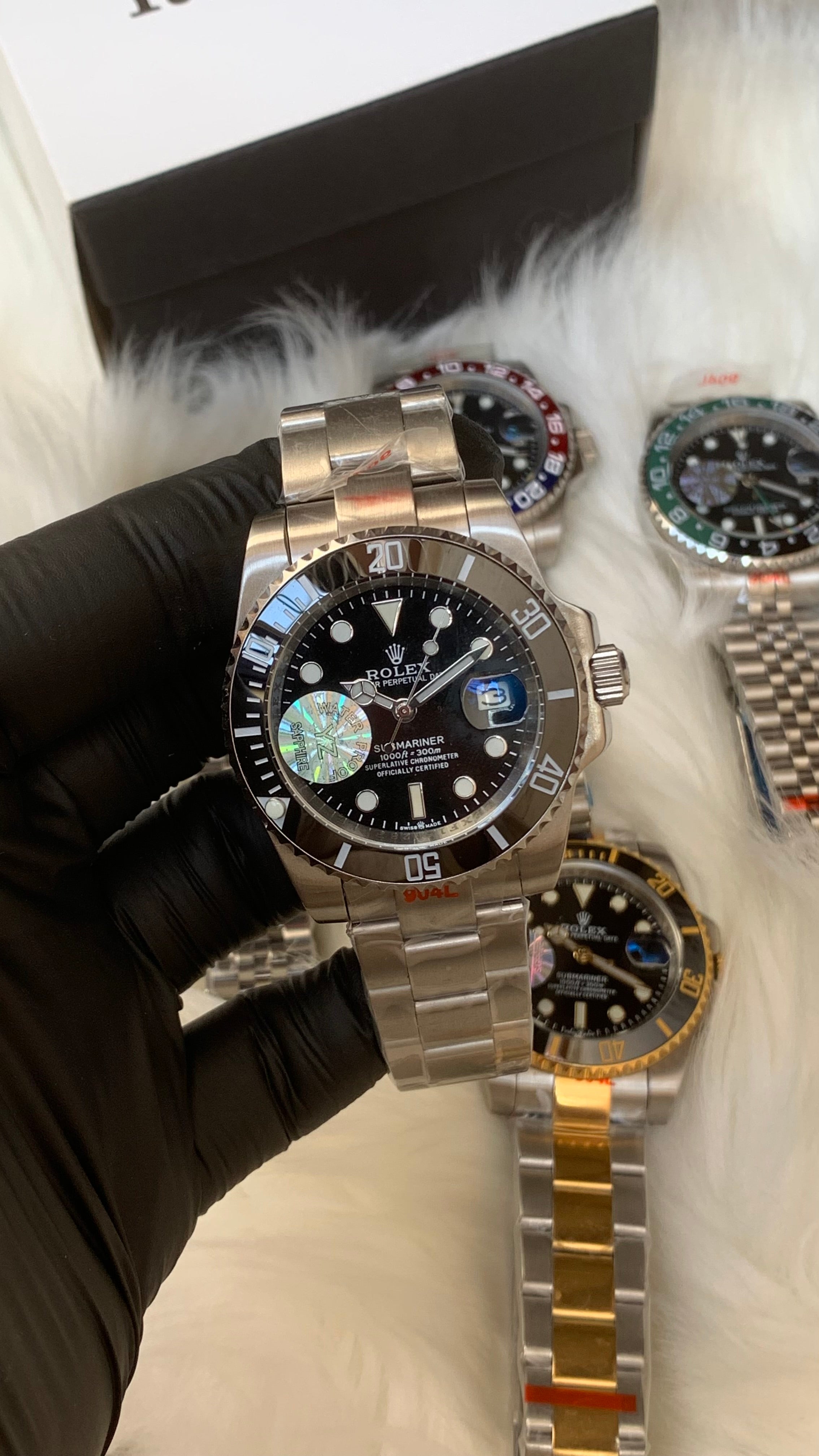 Rol3x Submarine Silver |Black |Automatic