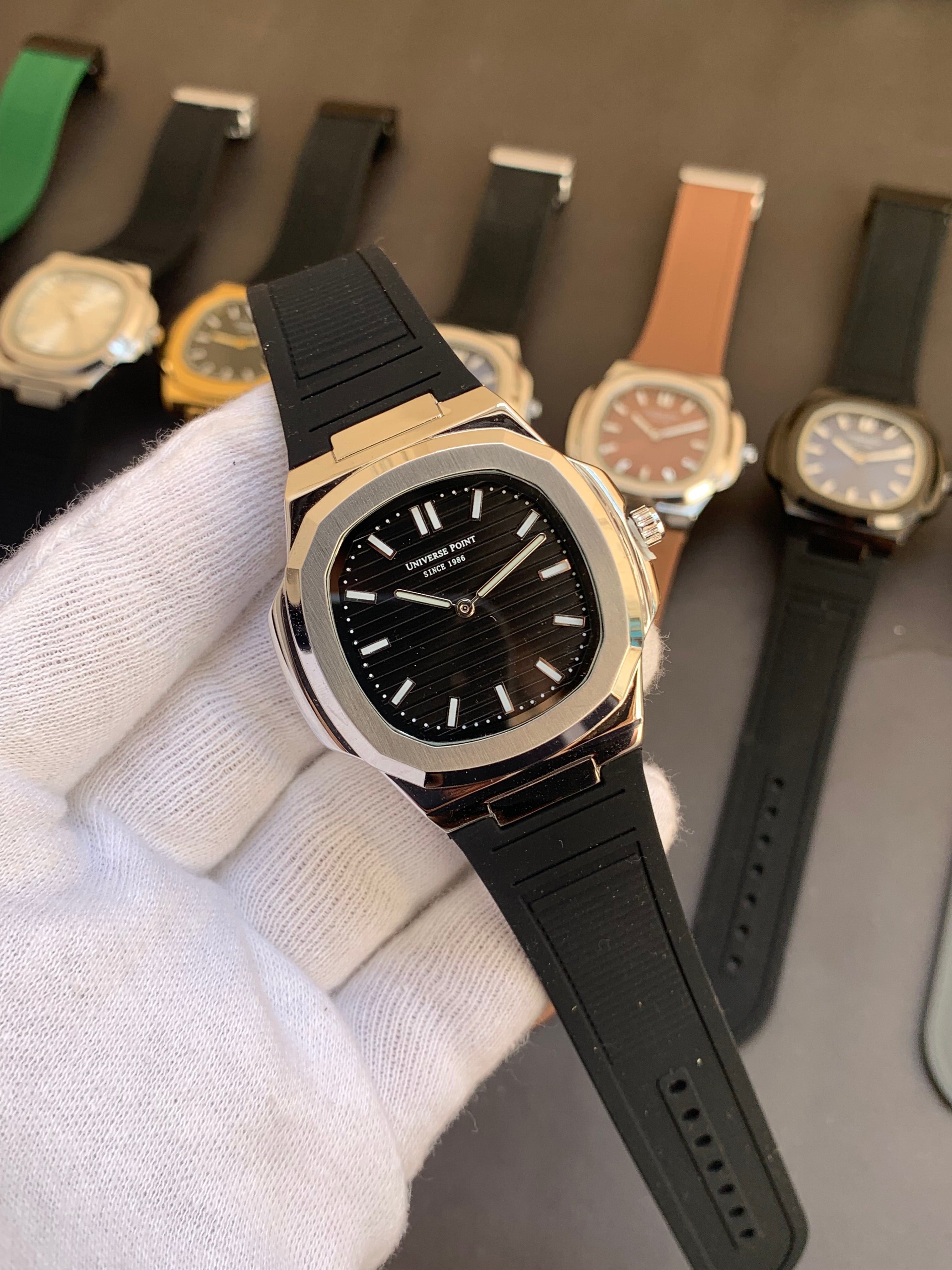 Universe point (112)B/S ultra slim Men's watch