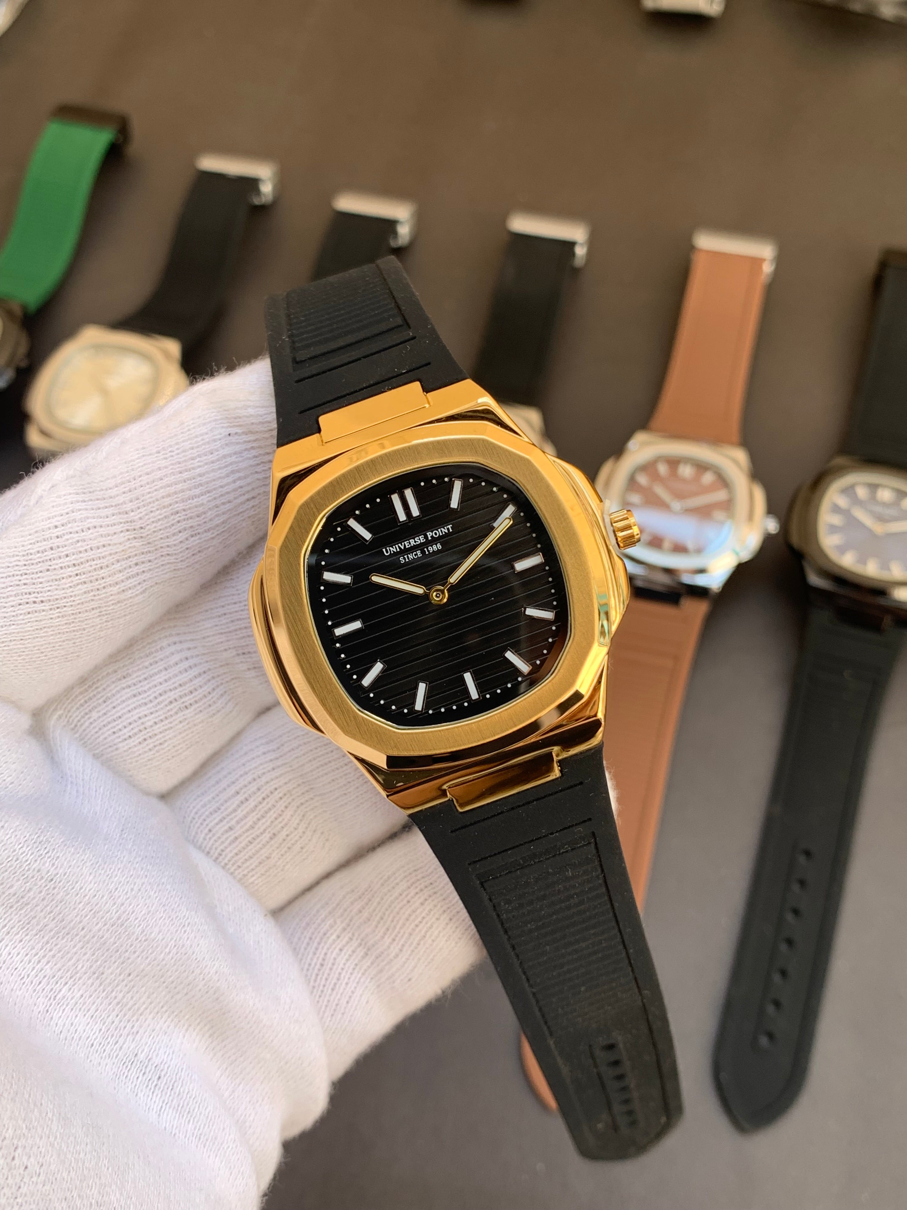 Universe point (112)B/G ultra slim Men's watch