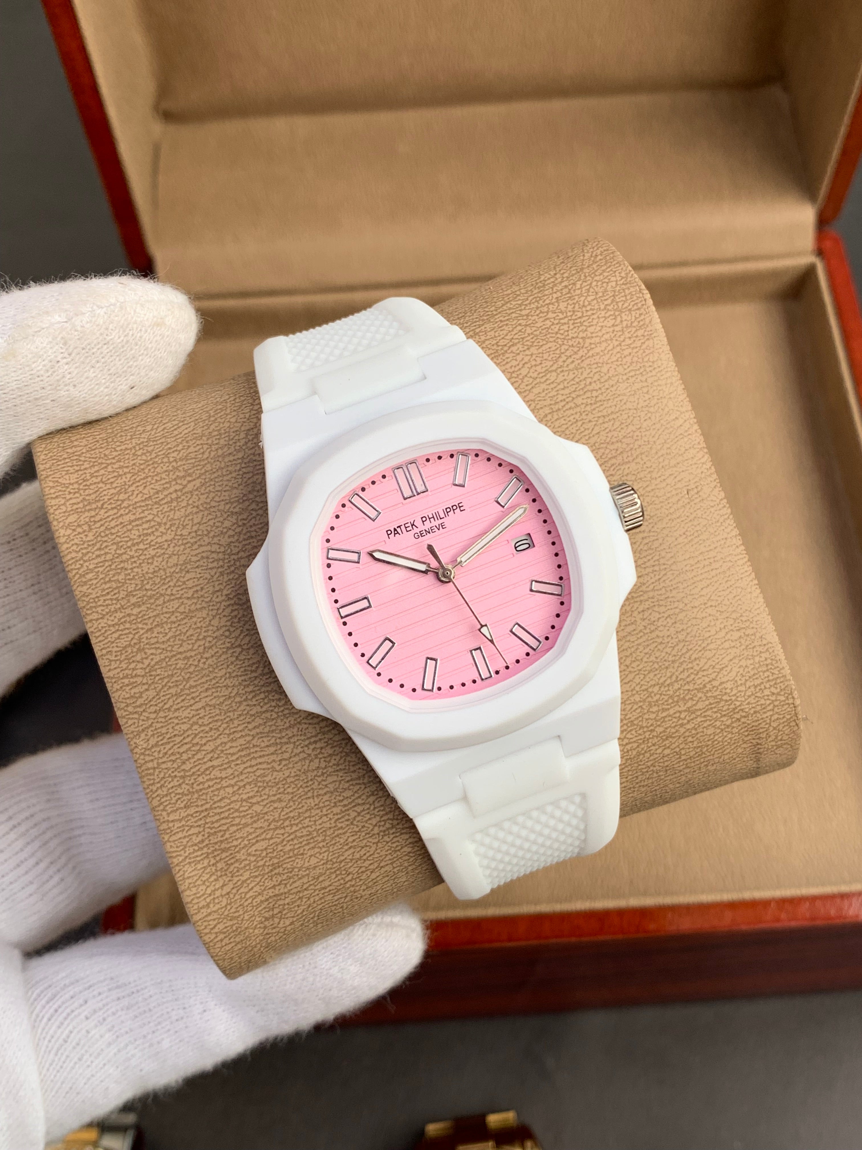 Patek phillips Silicon (White) Men's watch