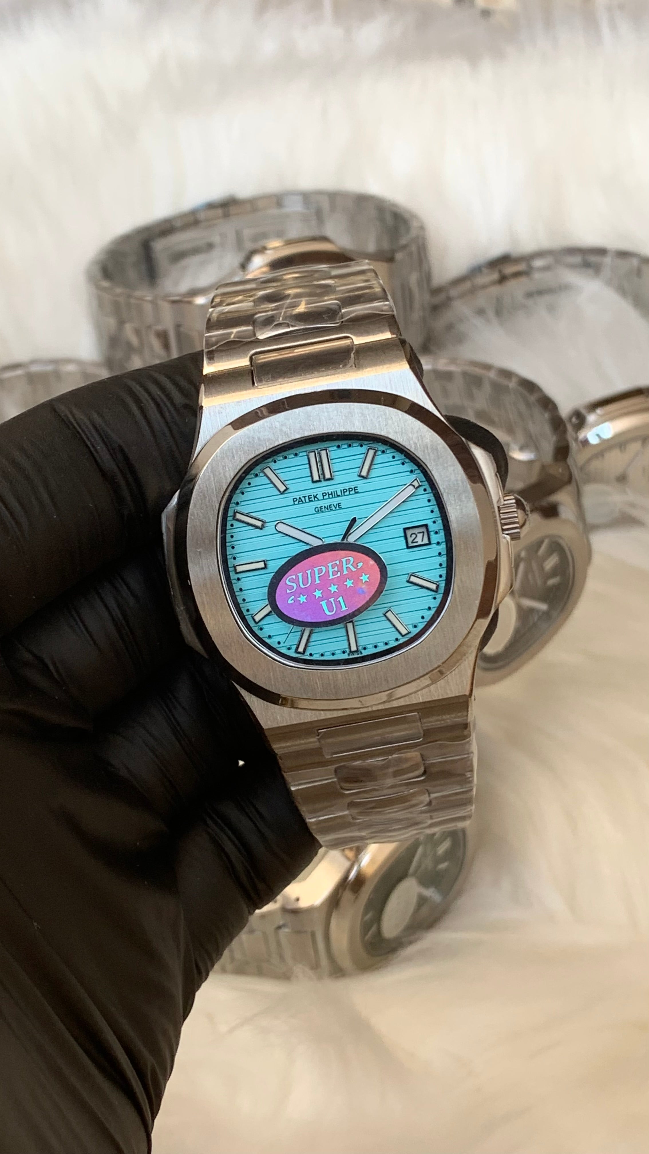 Patek phillips Nautilus Silver |Tiffany |Automatic