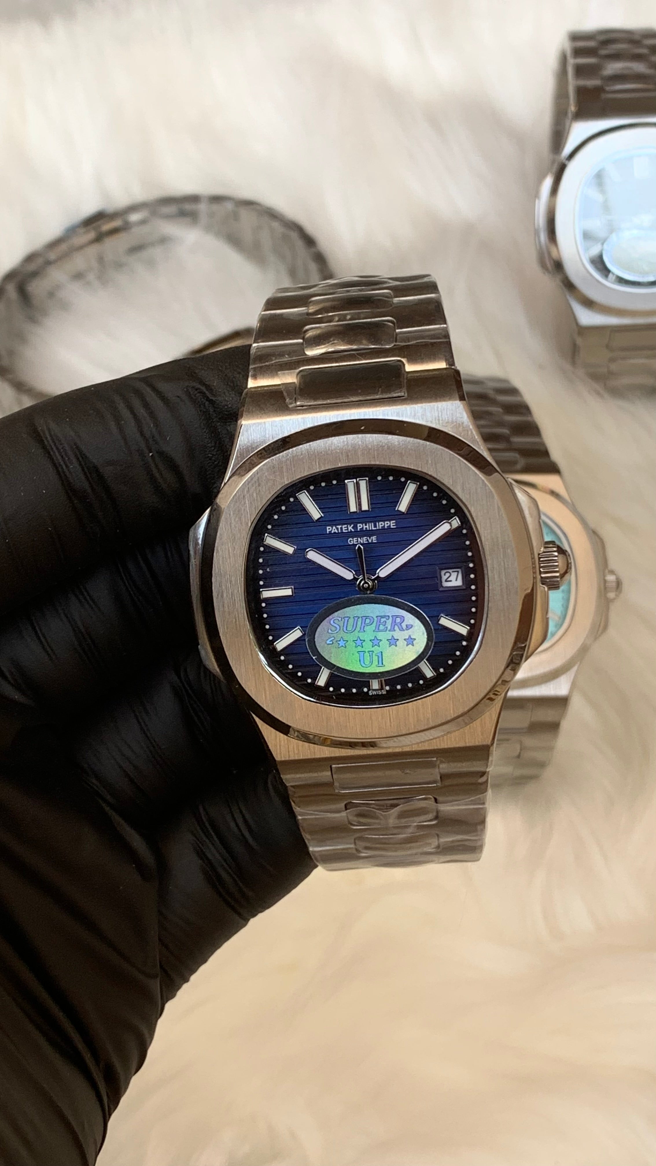 Patek Phillips Nautilus Silver |Blue |Automatic