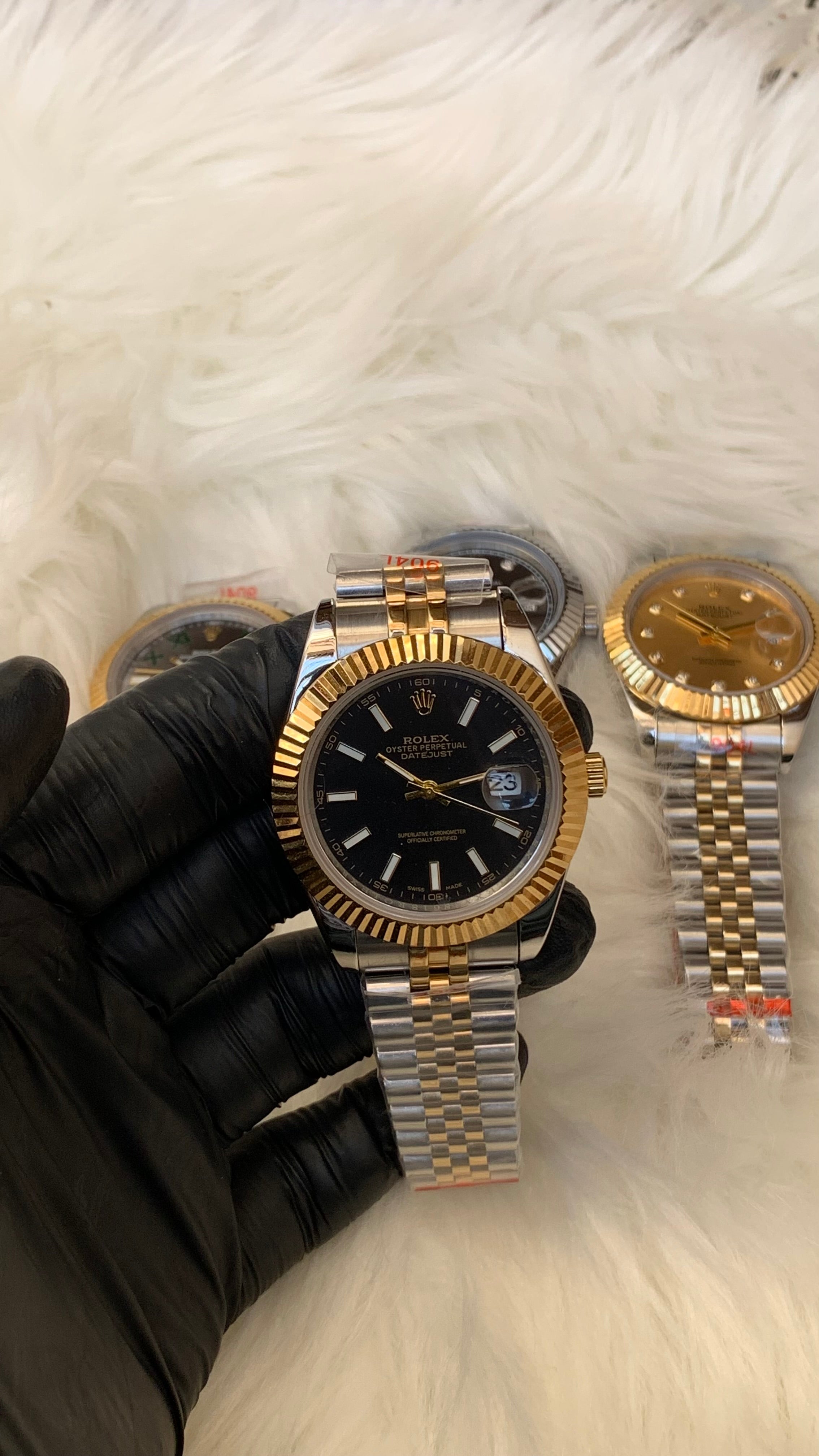 Rol3x Datejust M2 Golden ToTone |Black |Automatic