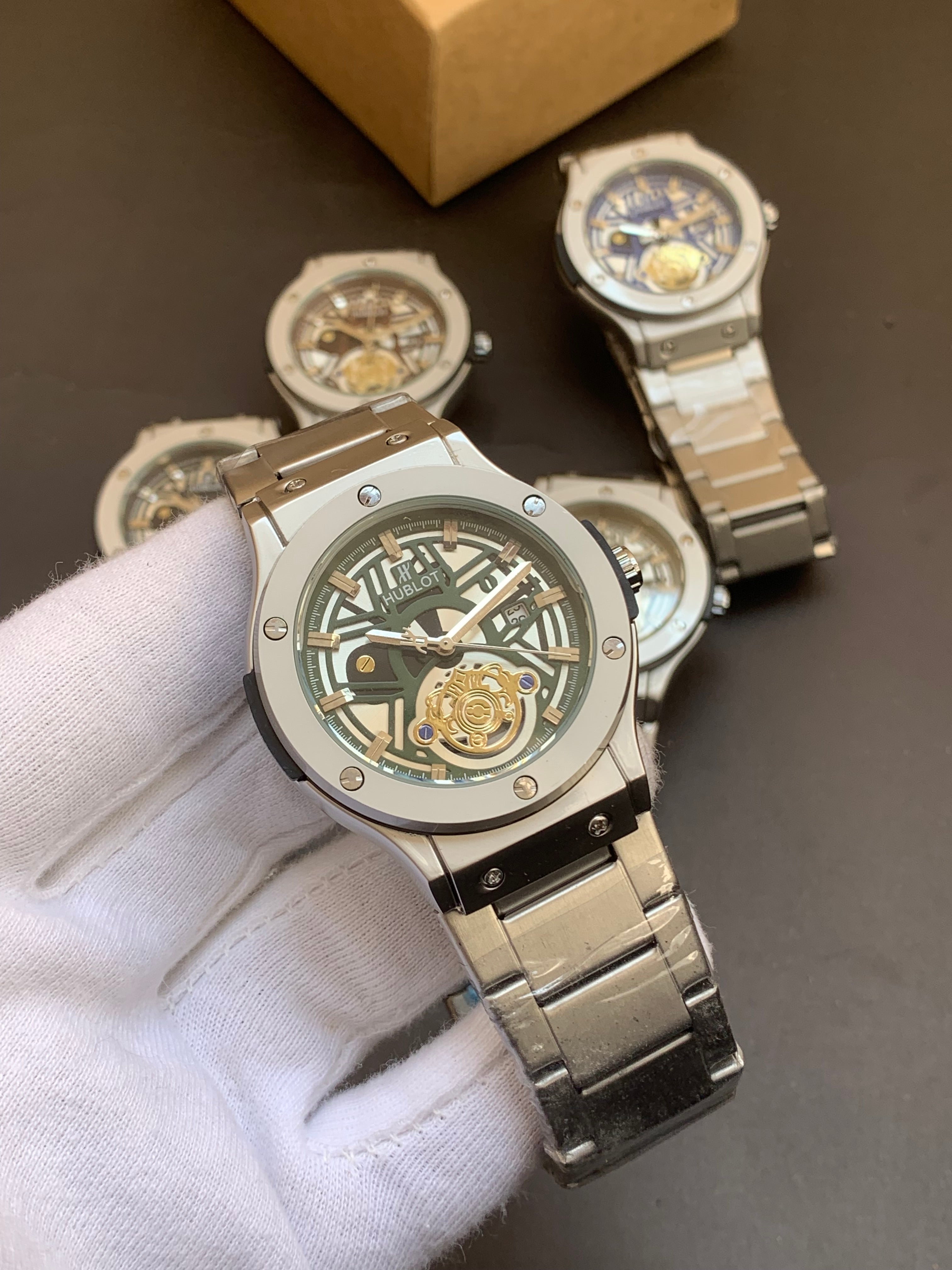 Hublot Skeleton Dail Men's Watch