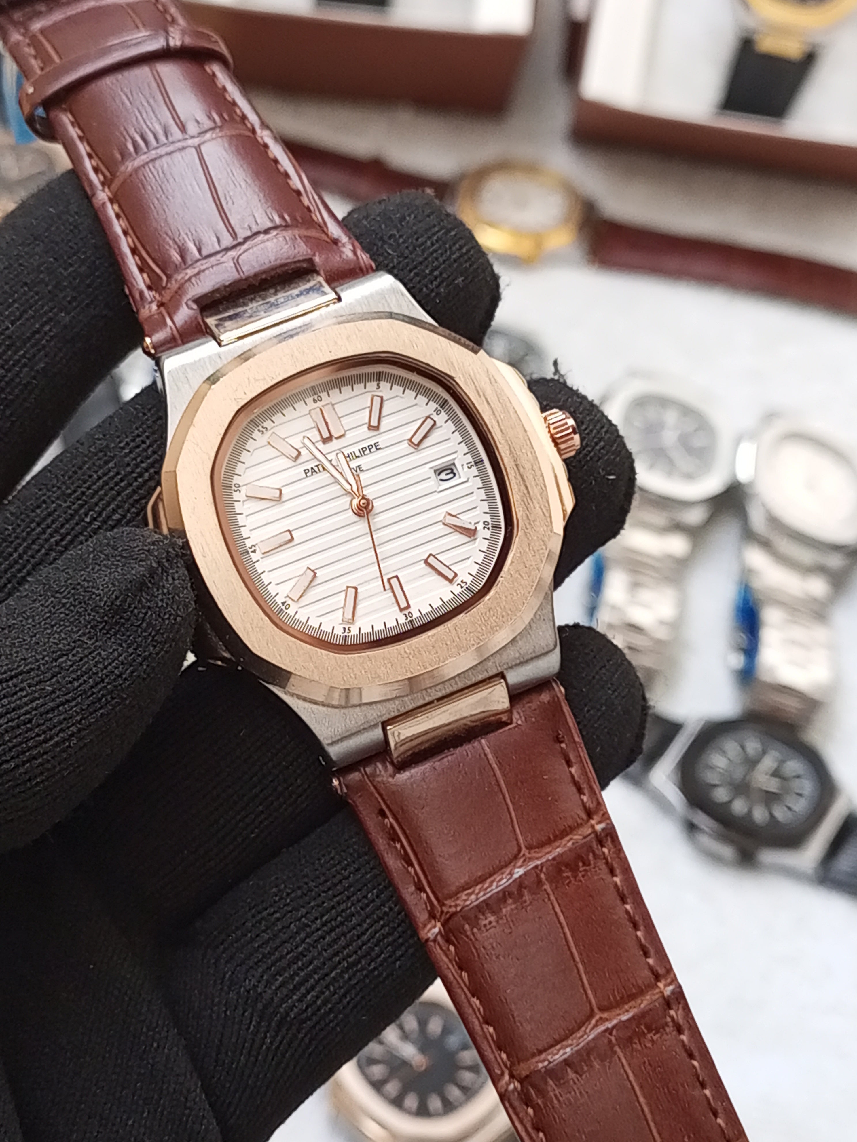 P.p-Nautilus men's straps watch