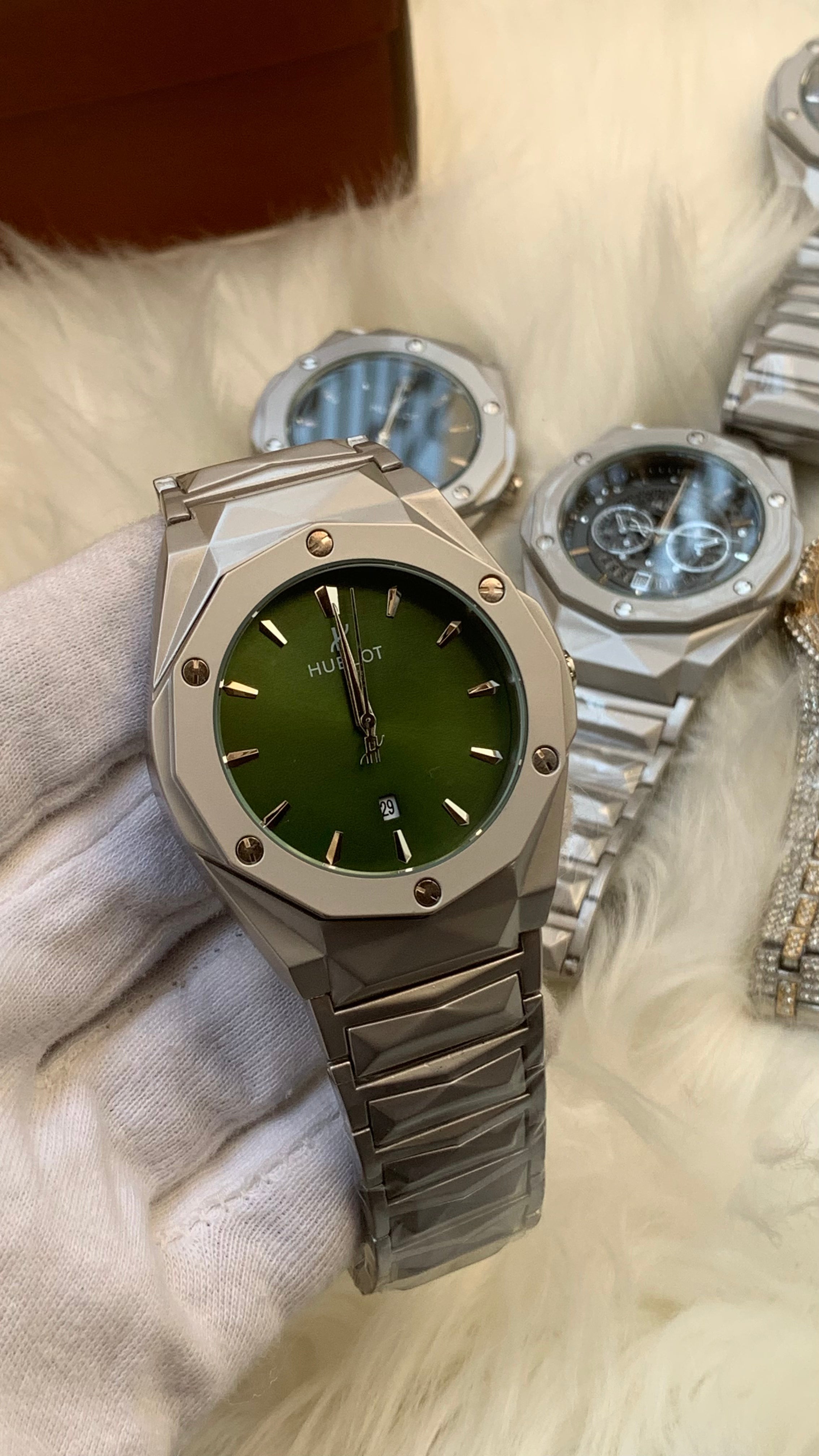 Hublot Diamond cut Men's watch