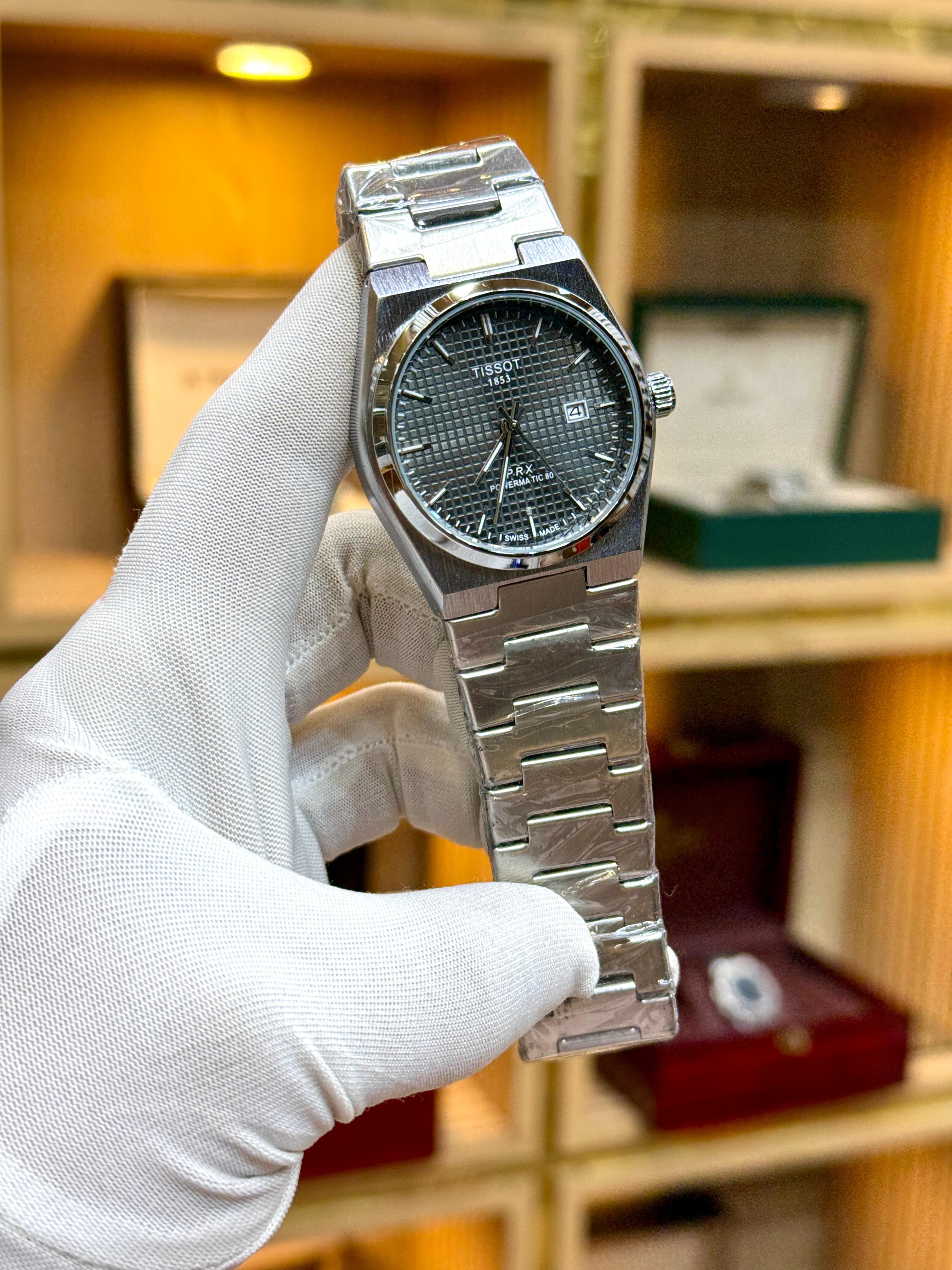 tissot prx semi automatic 38mm men watch luxury design