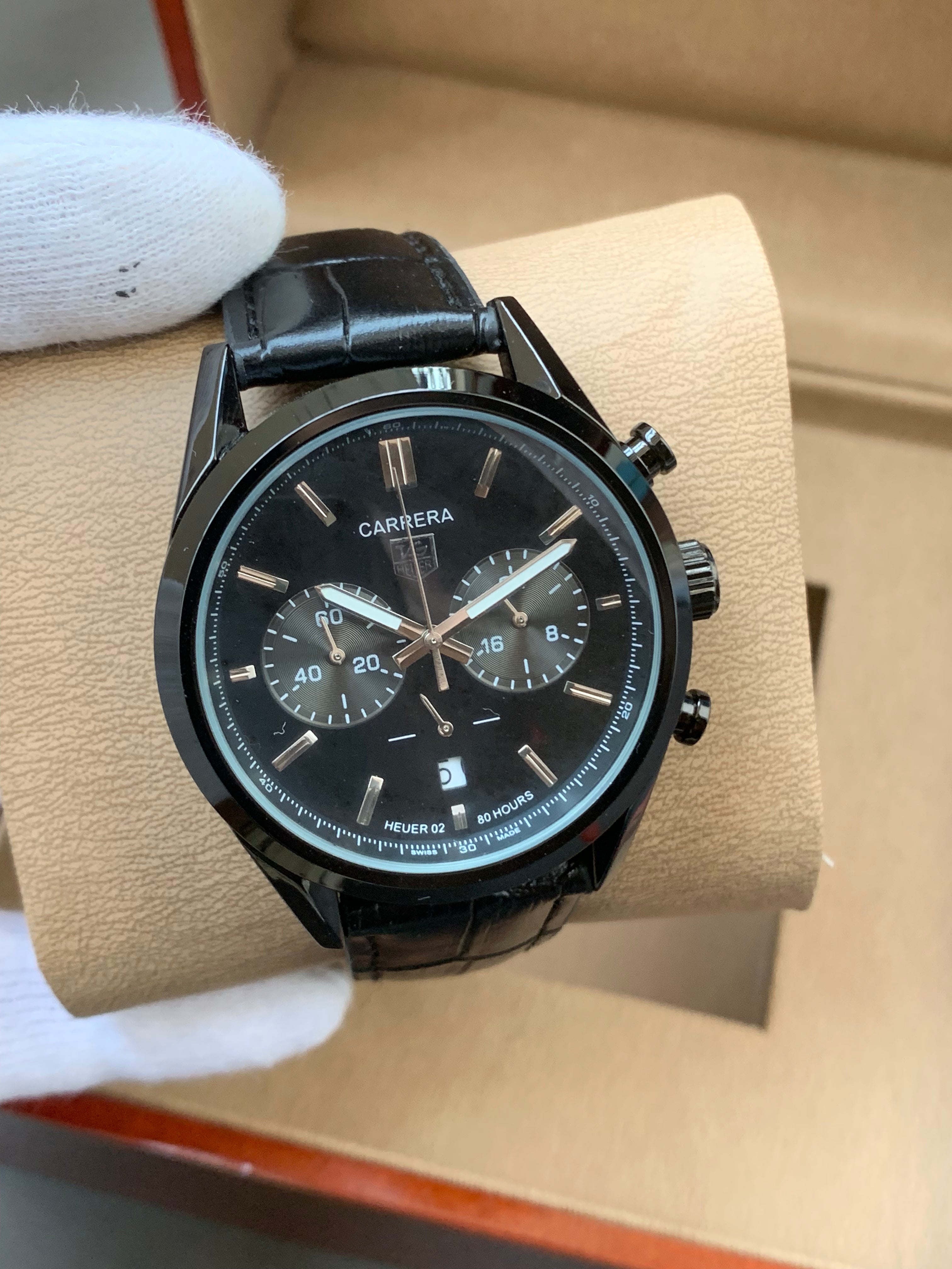 Tag Calibre 5 (Bk/Bk) Men's watch