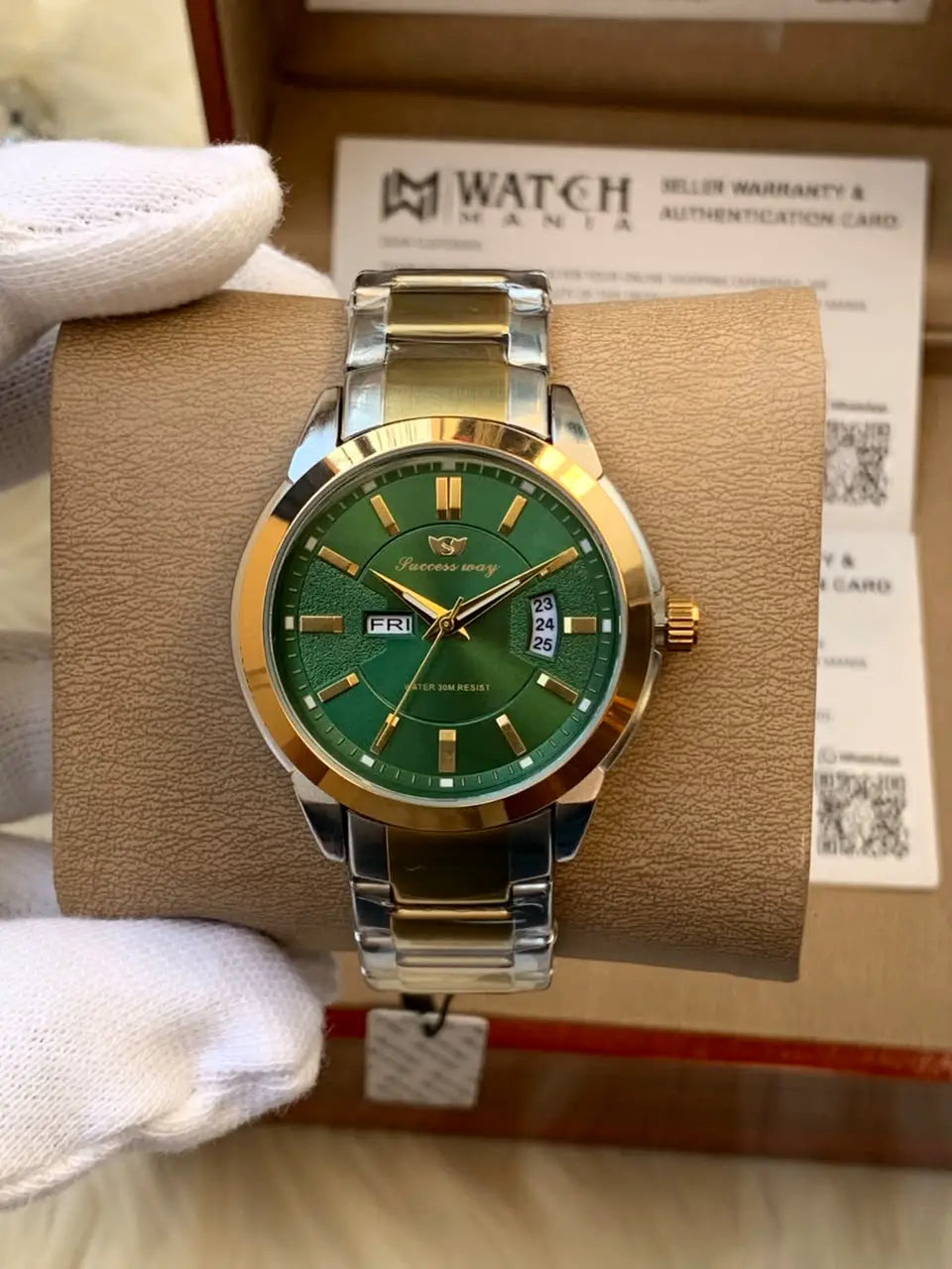 Success Way Two-Tone Gold & Silver Men's Watch