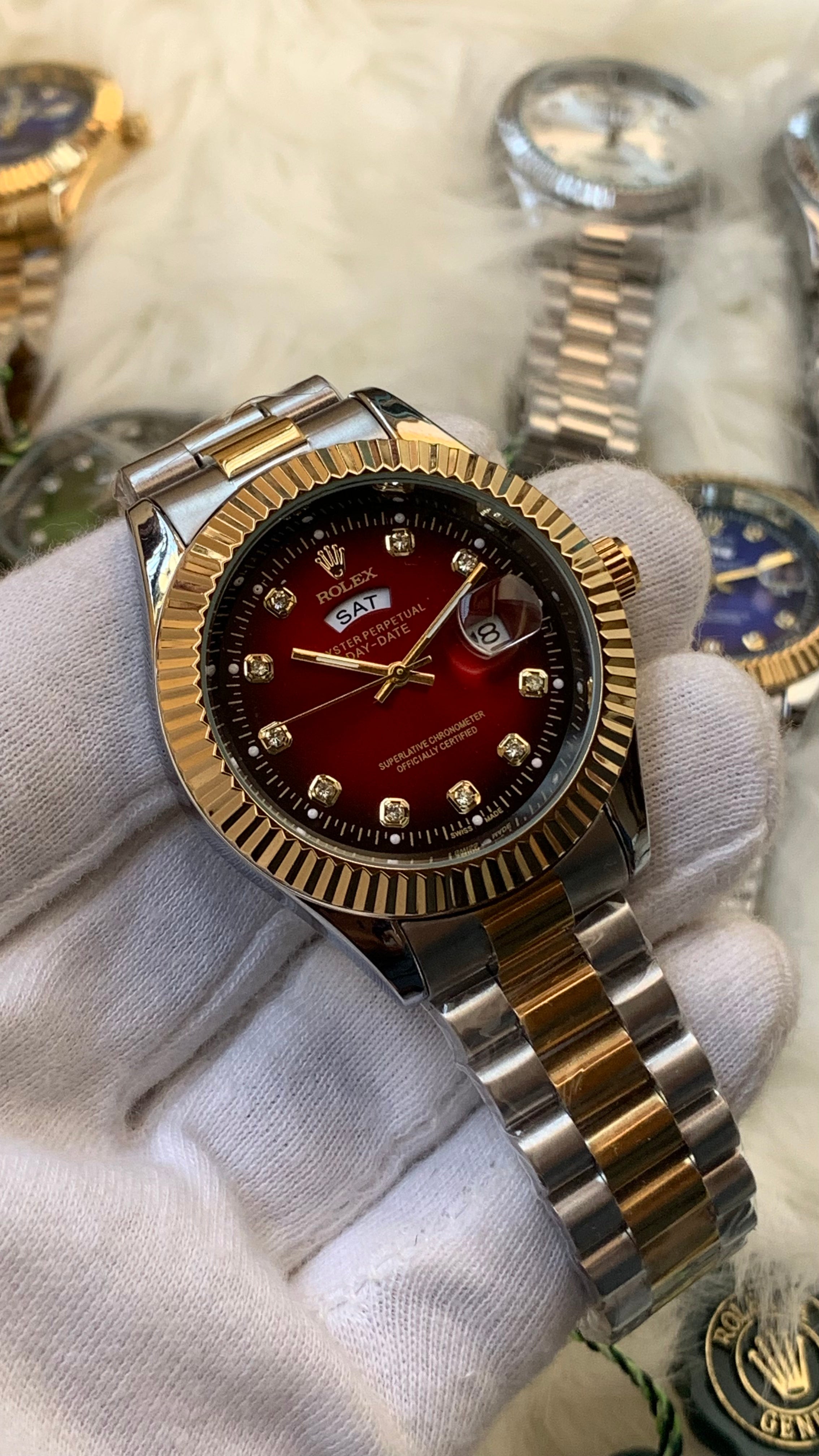 Rlx Day Date Watch |Quartz