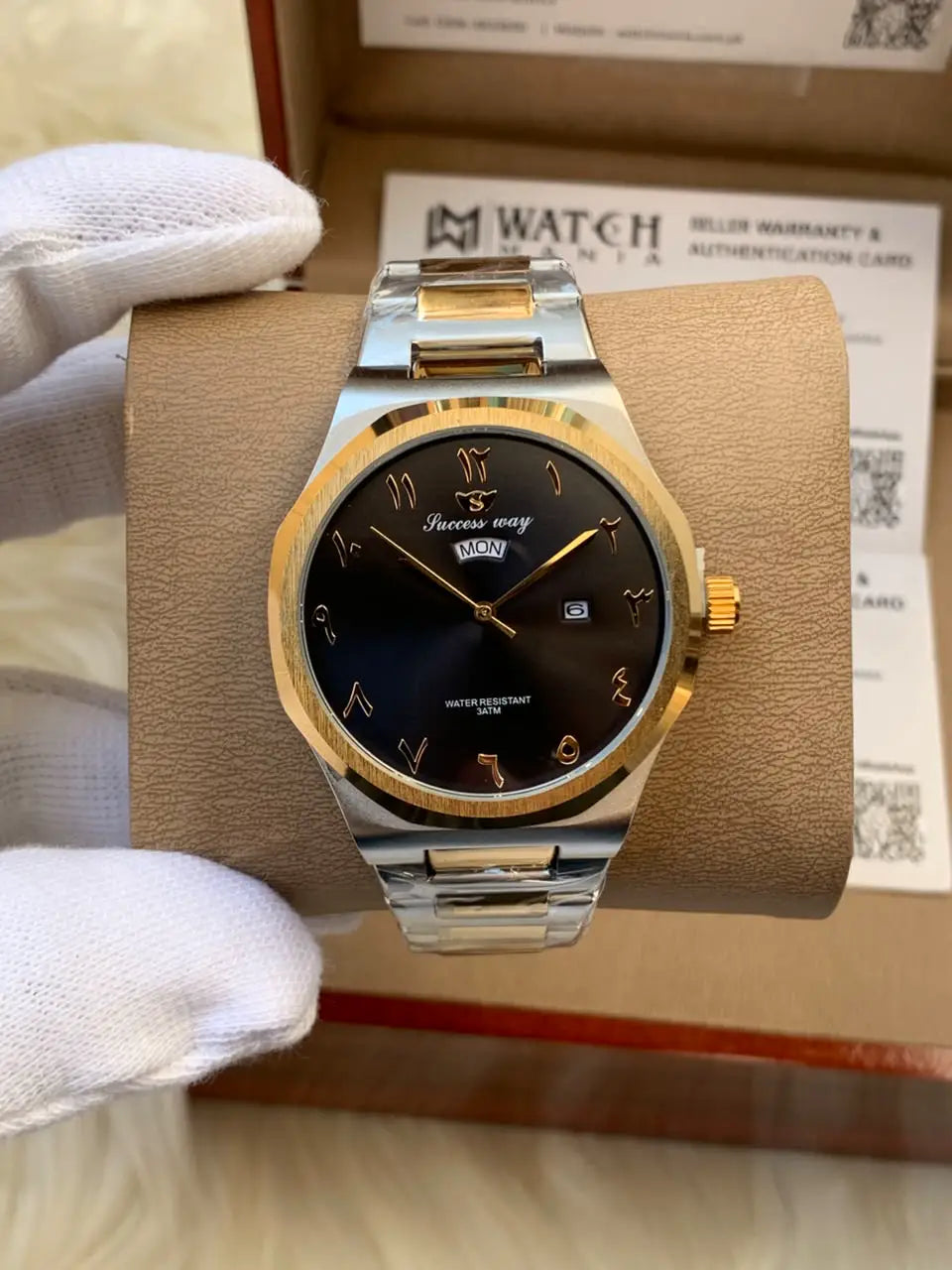 Success Way Arabic Dial Luxury Watch for Men