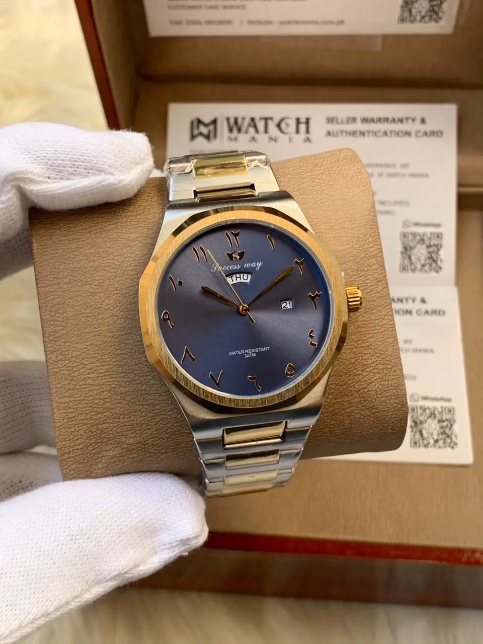 Success Way Arabic Dial Luxury Watch for Men