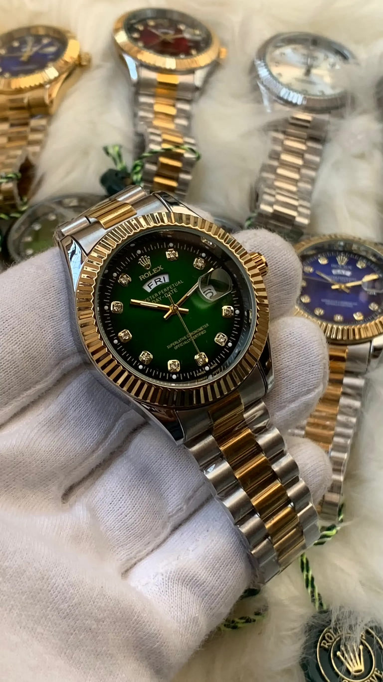Rlx Day Date Watch |Quartz