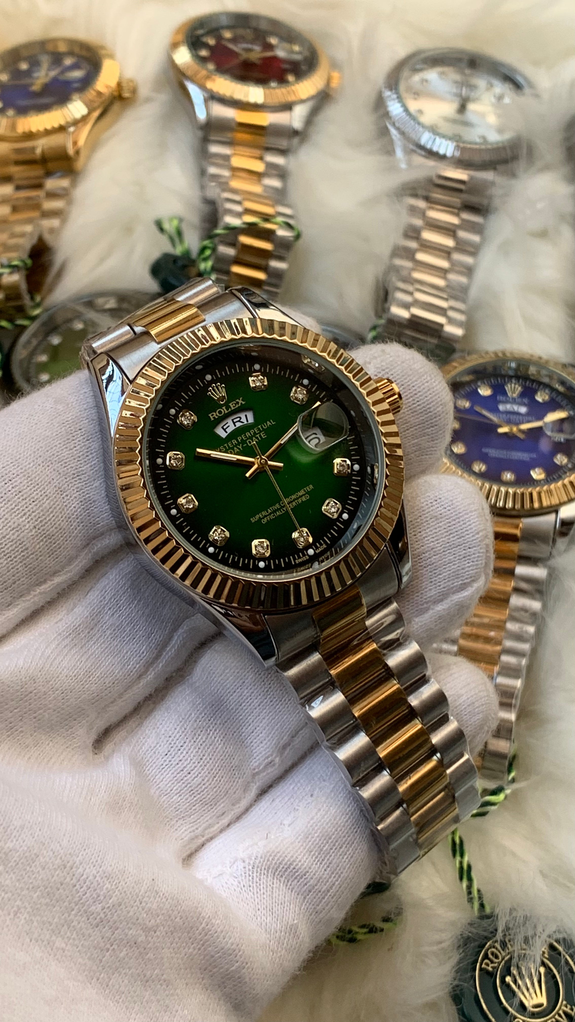 Rlx Day Date Watch |Quartz
