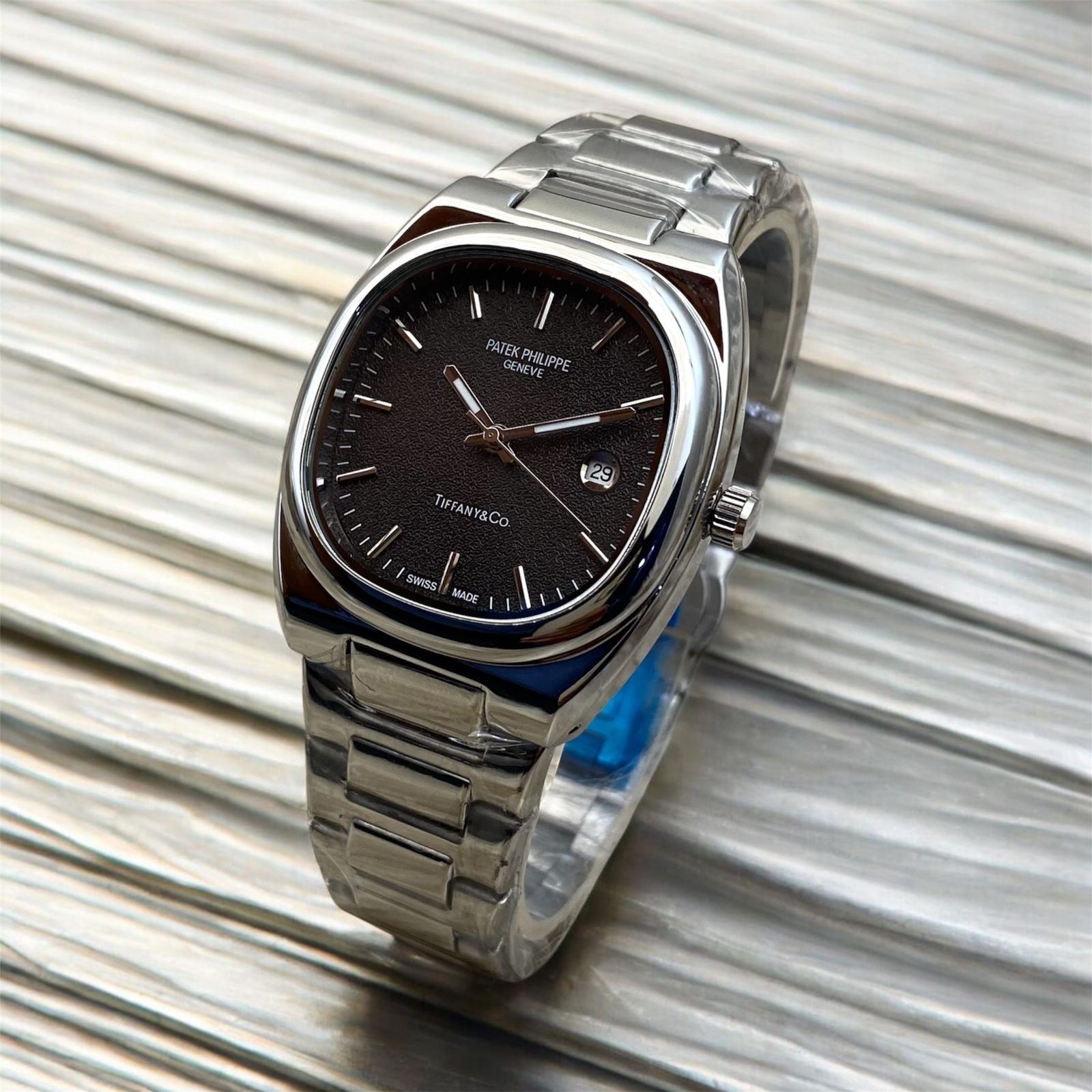 Patek Geneve Texture Dail (S.Bk) Men's watch