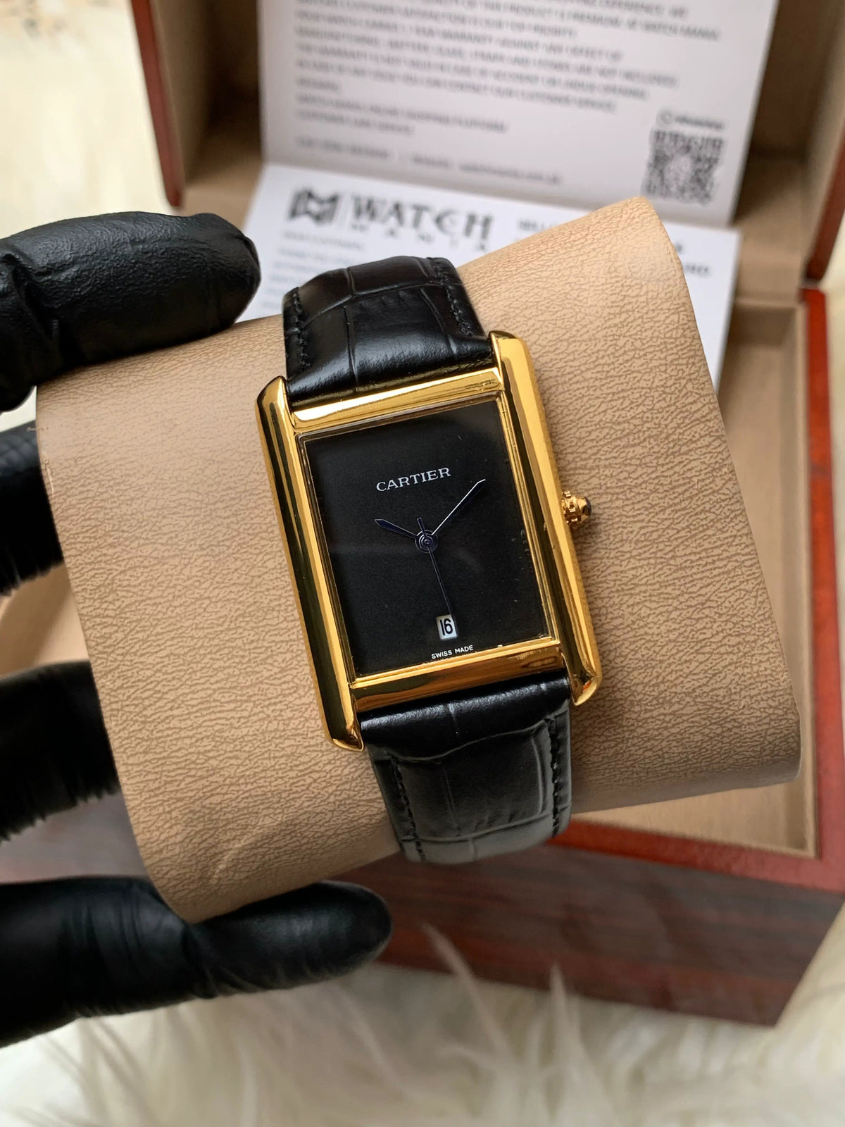 Cartier Tank Louis Style Rectangular Dress Watch for Men