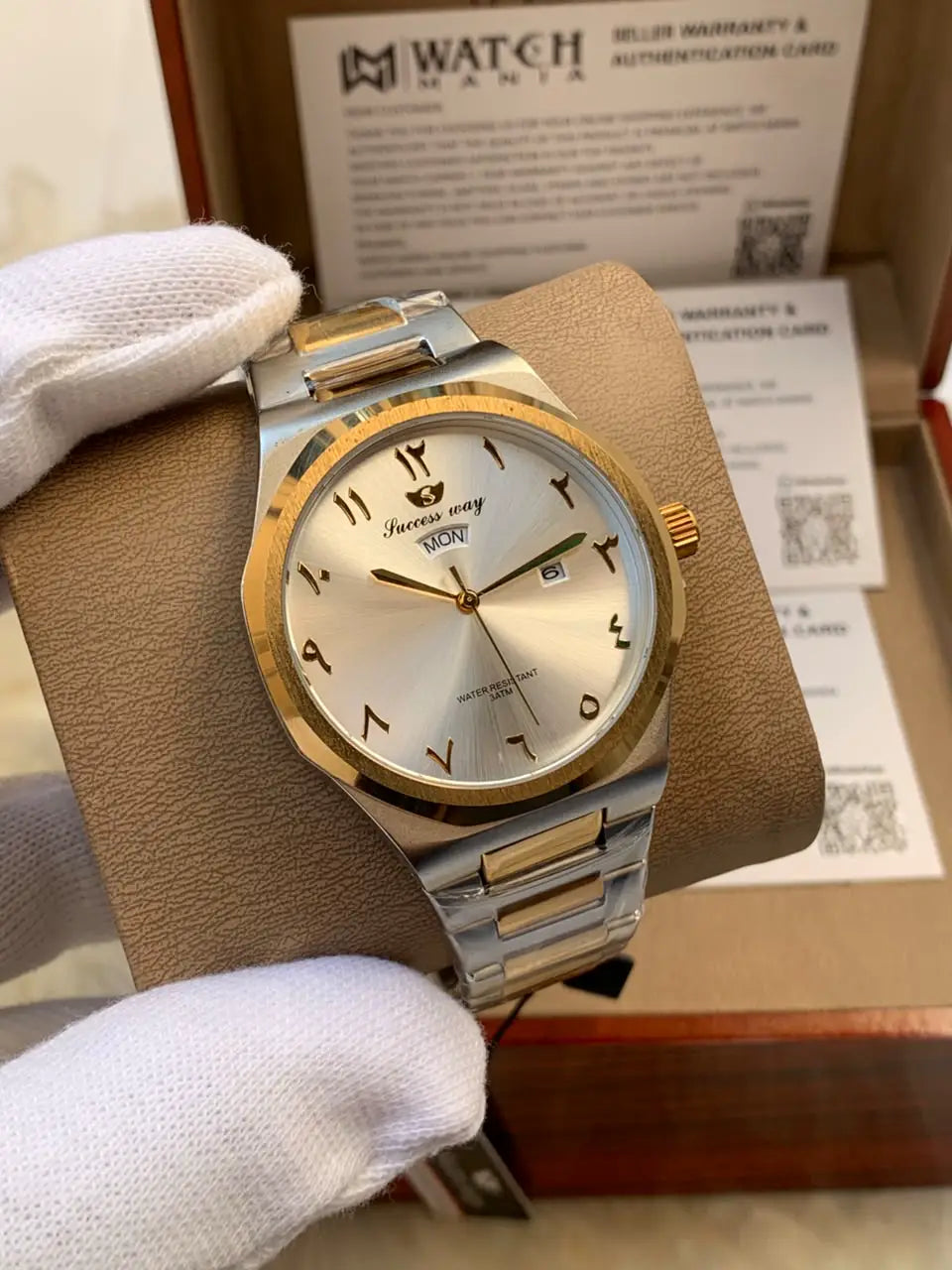 Success Way Arabic Dial Luxury Watch for Men