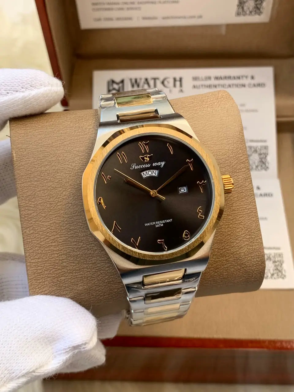 Success Way Arabic Dial Luxury Watch for Men