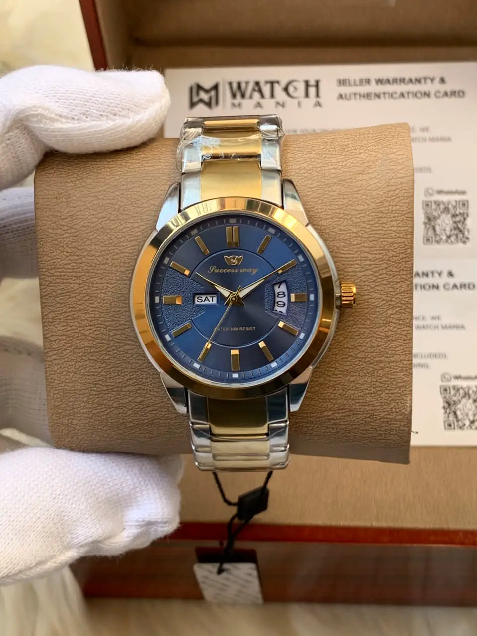 Success Way Two-Tone Gold & Silver Men's Watch