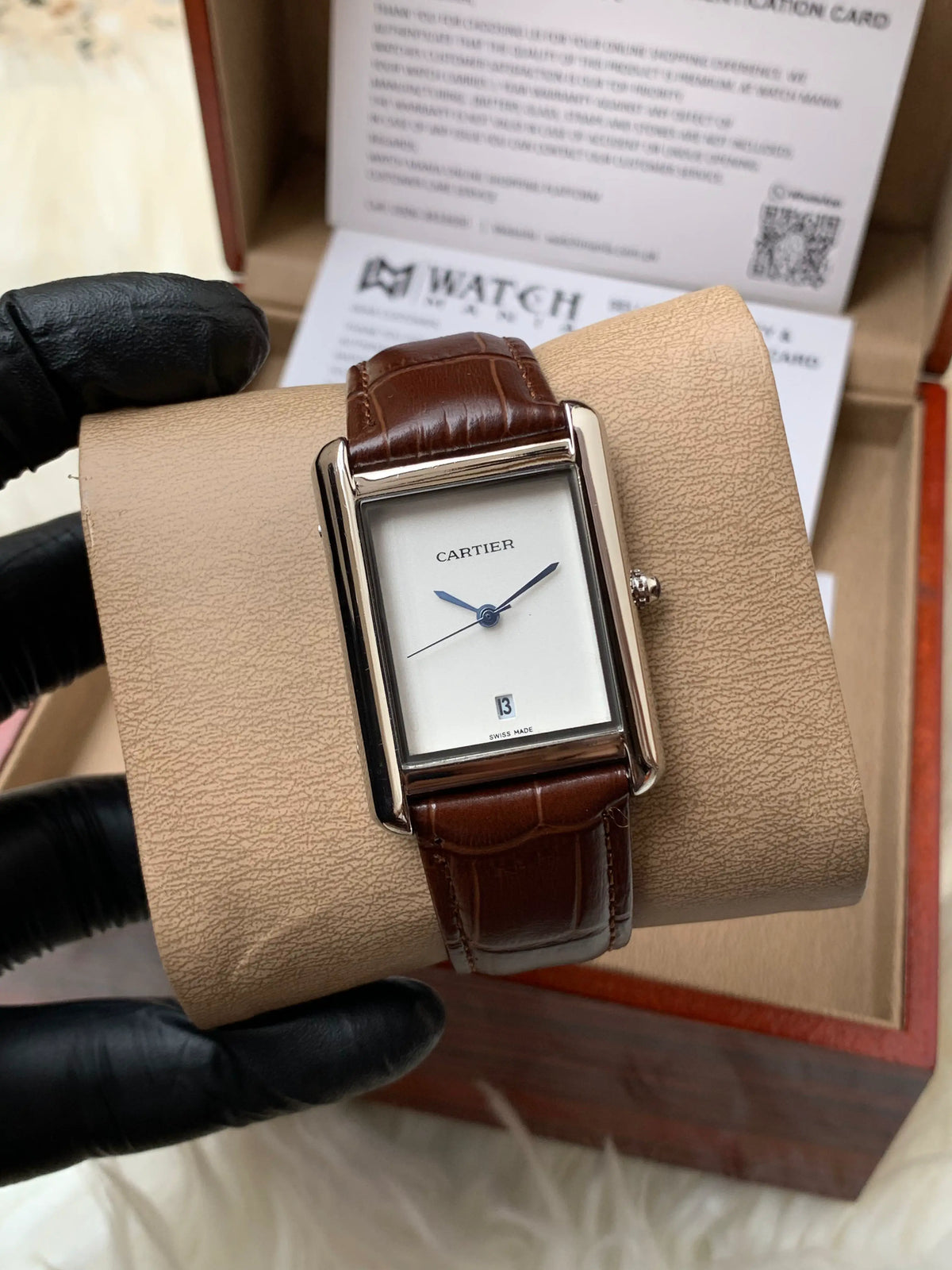 Cartier Tank Louis Style Rectangular Dress Watch for Men